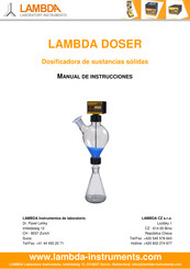 Lambda DOSER Manual De Instrucciones