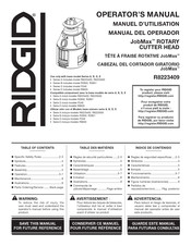 RIDGID JobMax R8223409 Manual Del Operador