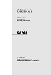 Clarion DB165 Manual De Instrucciones