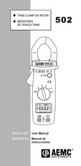 AEMC Instruments 502 Manual De Instrucciones