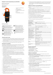 testo 0590 0003 Manual De Instrucciones