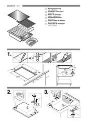 Bosch PKU375N14E/45 Instrucciones De Montaje