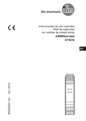 IFM Electronic efector G1503S Instrucciones De Uso