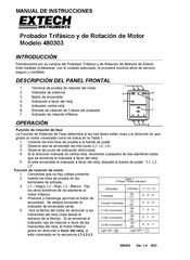 Extech Instruments 480303 Manual De Instrucciones