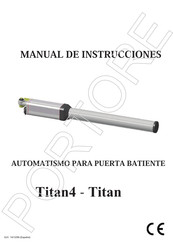 Nice Titan 4 Manual De Instrucciones