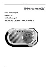 weatherX RWB8817DT Manual De Instrucciones