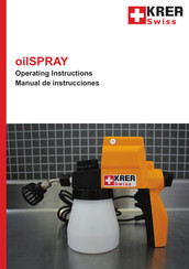 KREA Swiss oilSPRAY Manual De Instrucciones