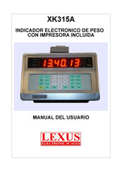 Lexus Electronic Scales XK315A Manual Del Usuario