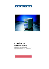 Emotron M20 Manual De Instrucciones