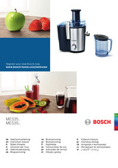 Bosch MES35 Serie Instrucciones De Uso