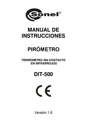 Sonel DIT-500 Manual De Instrucciones