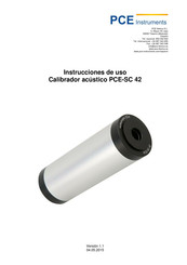 Pce Instruments PCE-SC 42 Instrucciones De Uso