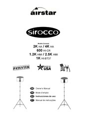 Sirocco airstar 600 HI-CR Instrucciones De Uso