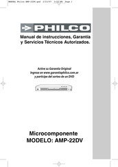 Sanyo Philco AMP-22DV Manual De Instrucciones