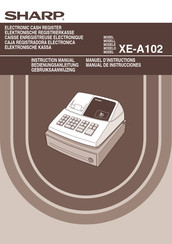 Sharp XE-A102 Manual De Instrucciones