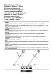 Dolmar MS-34 U Instrucciones De Manejo