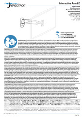 Ergotron Interactive Arm LD Guia Del Usuario