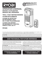 Ryobi TEK4 Manual Del Operador