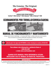 Overhead door Odyssey 1000 Manual De Funcionamiento