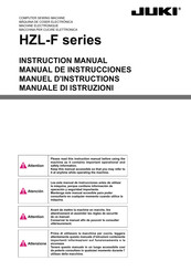 JUKI HZL-F400 Manual De Instrucciones