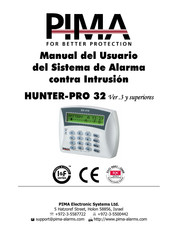 Pima HUNTER-PRO 32 Manual Del Usuario