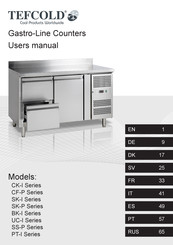 Tefcold SK-P Serie Manual Del Usuario