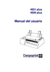 Compuprint 4051 Plus Manual Del Usuario