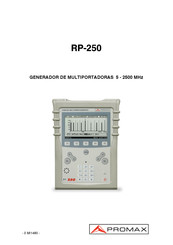 Promax RP-250 Manual De Uso