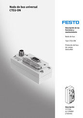 Festo CTEU-DN Serie Descripción De Las Funciones Y Mantenimiento