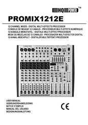 HQ-Power PROMIX1212E Manual Del Usuario