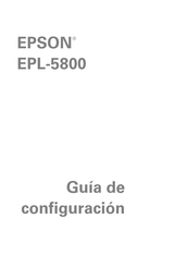 Epson EPL-5800 Guía De Configuración