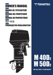 TOHATSU M 50D2 Manual Del Propietário