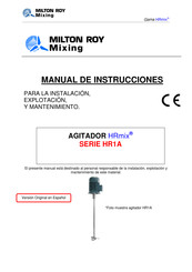 Milton Roy GAMA HRmix HR1A Serie Manual De Instrucciones