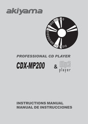 Akiyama CDX-MP200 Manual De Instrucciones