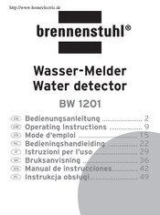 brennenstuhl BW 1201 Manual De Instrucciones