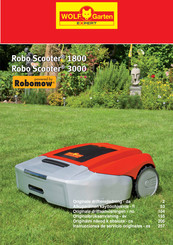 Wolf Garten Robo Scooter 1800 Instrucciones De Servicio