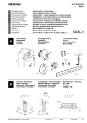 Siemens GCA126.1 Instrucciones De Montaje