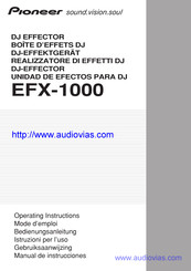 Pioneer EFX-1000 Manual De Instrucciones