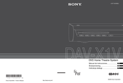 Sony DAV-X1V Manual De Instrucciones