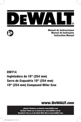 DeWalt DW714 Manual De Instrucciones