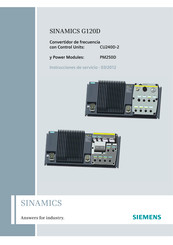 Siemens SINAMICS G120D Instrucciones De Servicio
