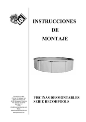 TOI DECOHPOOLS Serie Instrucciones De Montaje