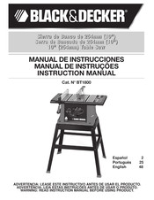 BLACK&DECKER BT1800 Manual De Instrucciones