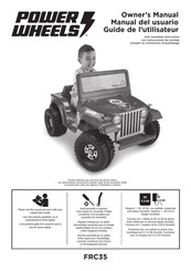 Power Wheels FRC35 Manual Del Usuario