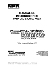 NPK E260A Manual De Instrucciones