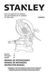 Stanley STSM1525 Manual De Instrucciones