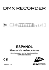 JB Systems DMX Recorder Manual Del Usuario