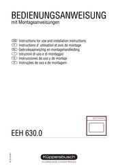 Kuppersbusch EEH 630.0 Instrucciones De Uso