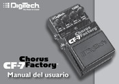 Digitech CF-7 Chorus Factory Manual Del Usuario