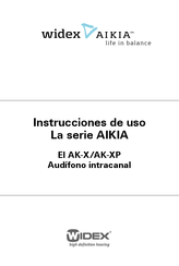 Widex AIKIA AK-XP Instrucciones De Uso